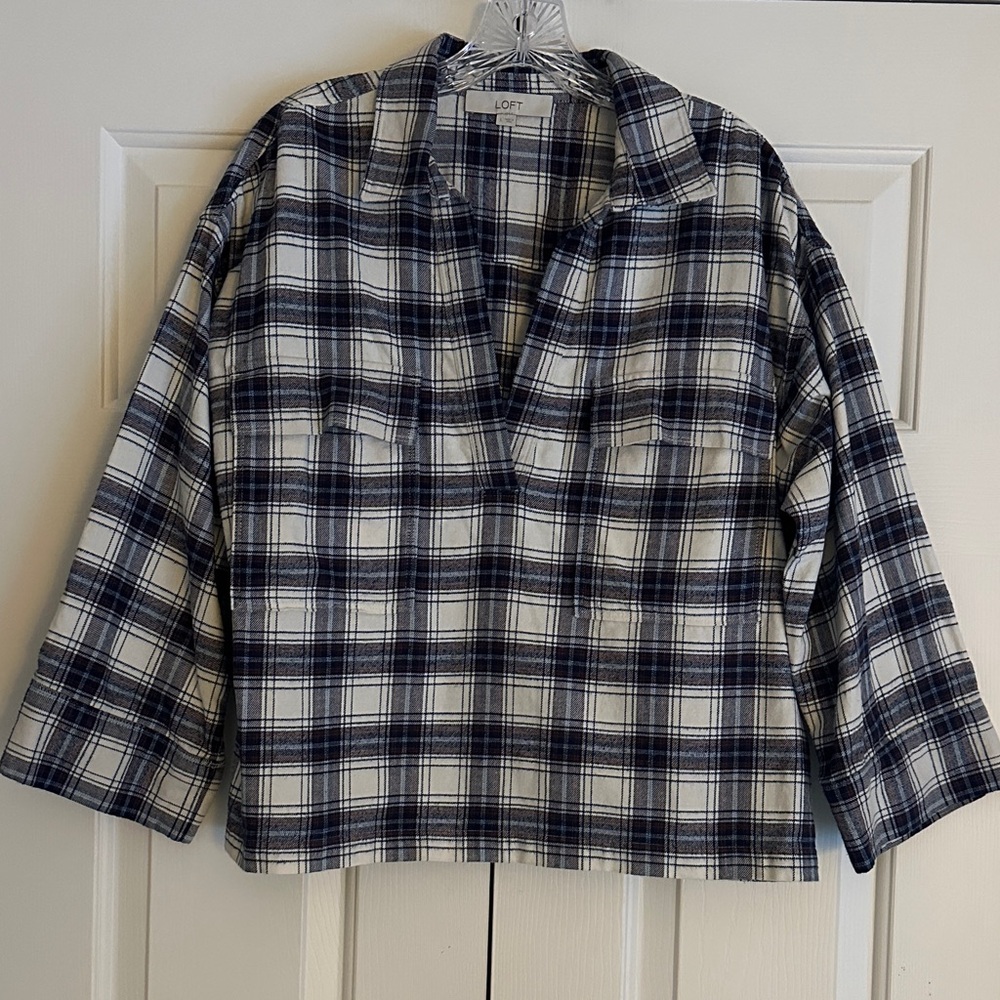 Loft flannel Top